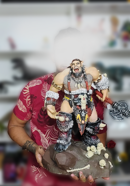 World Of Warcraft Durotan Figur WOW Durotan Objekt 25CM Großformat