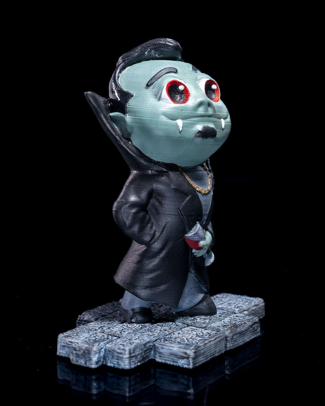 Halloween Urban Terrors - Vampir Bemalte Figur 15 cm (GROSS)