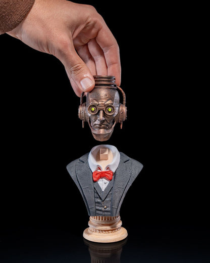 Abraham Lincoln Bemalte Büste 13 CM
