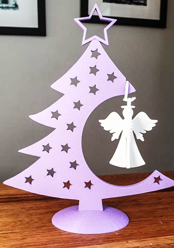 Engel-Weihnachtsbaum, Dekoration, Weihnachtsbaum, Deko-Objekt, 20 cm, Groß