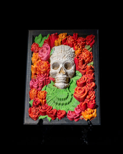 Halloween Totenkopf-Tischbild Halloween-Bild Halloween-Tabelle