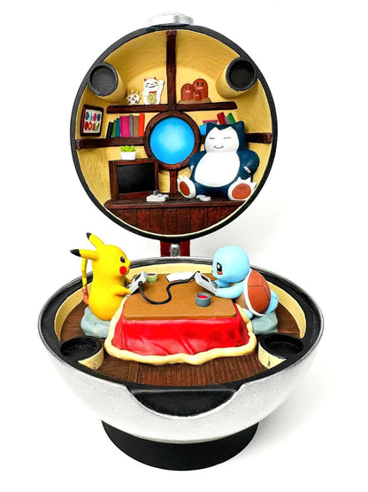 Pokeball Haus Figur Pokeball Snorlax Squirtle Pikachu Figur 25CM Groß