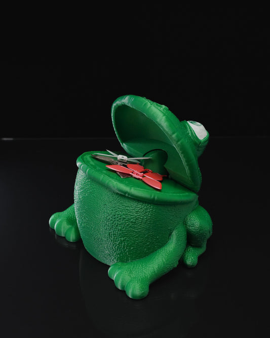 Frog Eating Butterfly Moving Toy 16CM