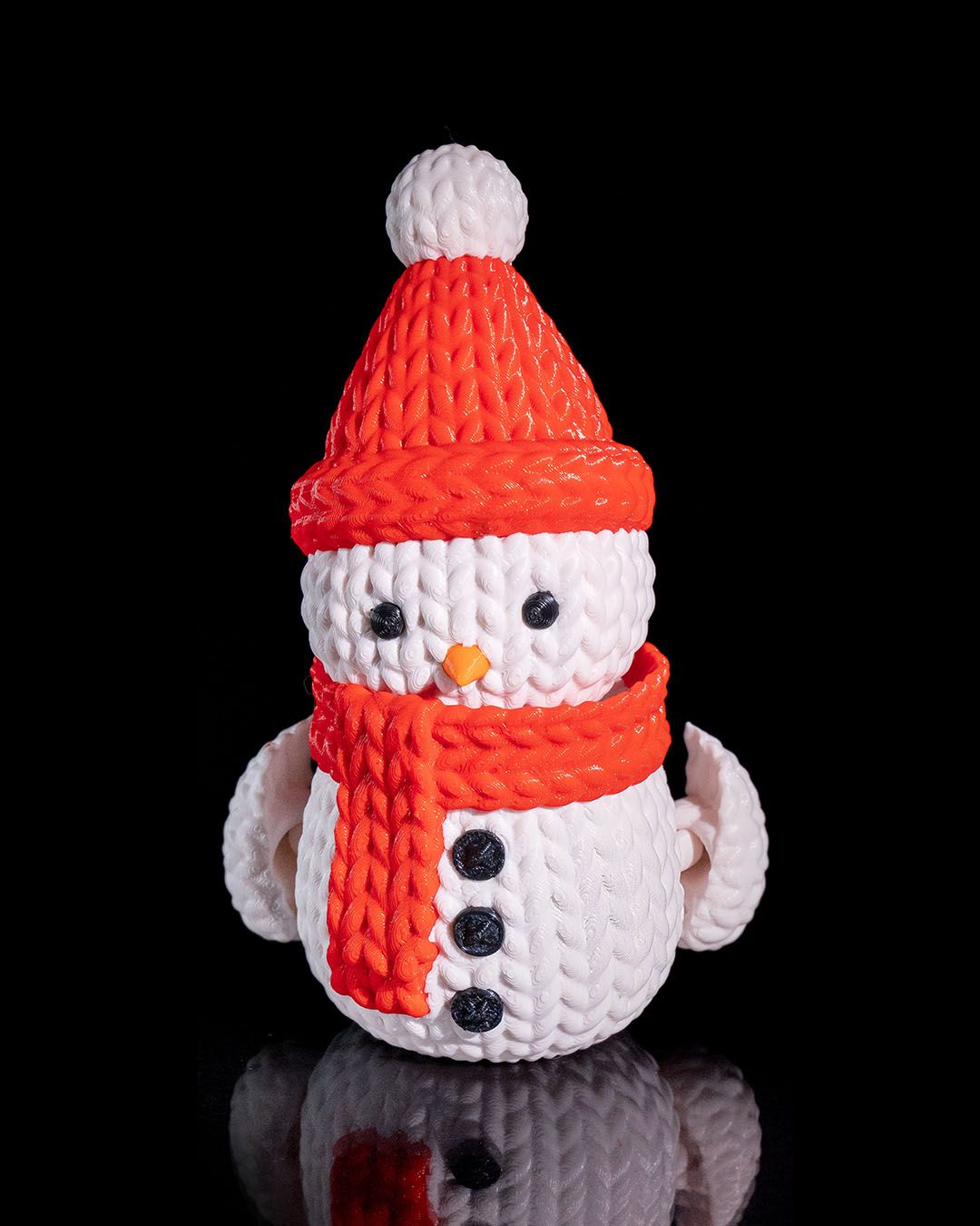 Weihnachtsdekoration Schneemann Bewegliches Spielzeug 9CM