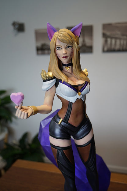 LOL Ahri Figur League of Legends Neunschwänzige Füchsin Ahri Figur Groß 25CM