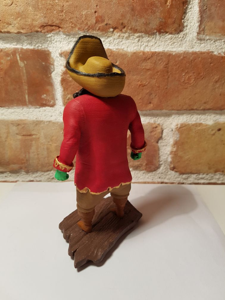 Monkey Island LeChuck Bemalte Figur Monkey Island Lechuck Figur Groß 25CM
