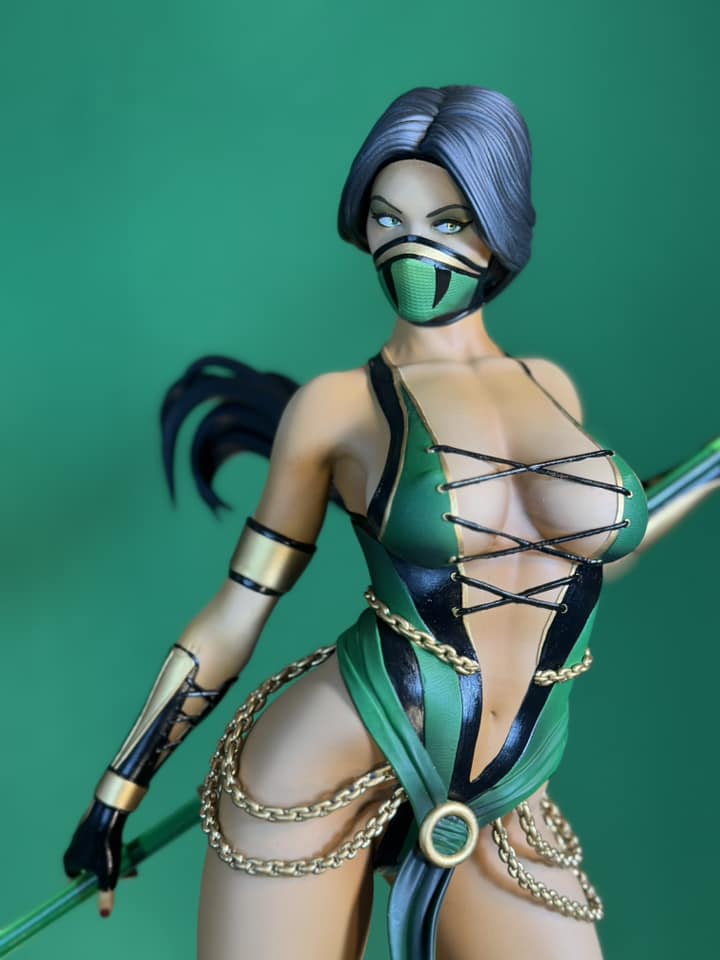 Mortal Kombat Jade Figur Mortal Kombat Jade Objekt Groß 25CM