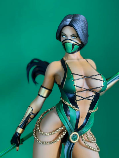 Mortal Kombat Jade Figur Mortal Kombat Jade Objekt Groß 25CM