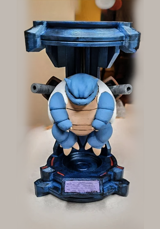 Pokemon Blastoise Figür Pokemon Laboratuvar Blastoise Obje Büyük Boy