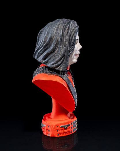 Michael Jackson Büste, bemalt, 15 CM