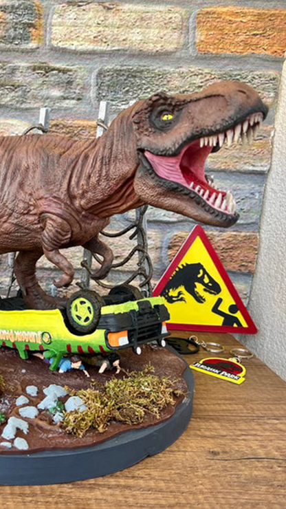 Jurassic Park Dinosaurier Figur Jurassic World T-Rex Objekt 25CM Großformat