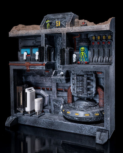 Area 51 Alien Base Diorama Area 51 27 CM BREITE