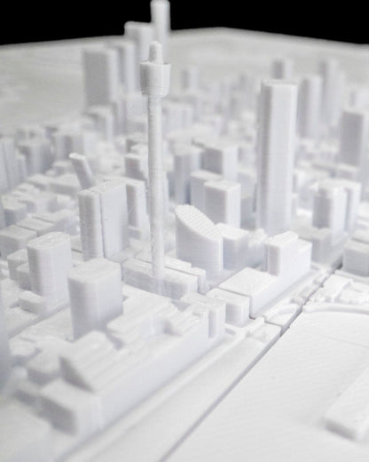 Sydney 3D-Stadtbild Dekorative Minimalistische Wandtafel Sydney Tafel