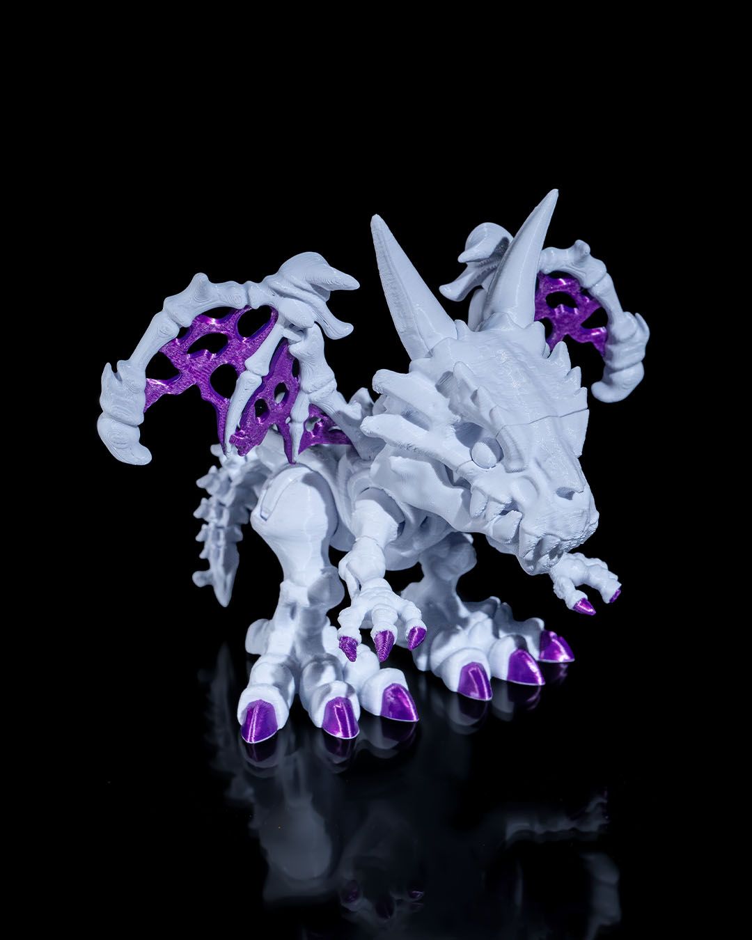 Skelett-Drache Bewegliche Figur 13CM
