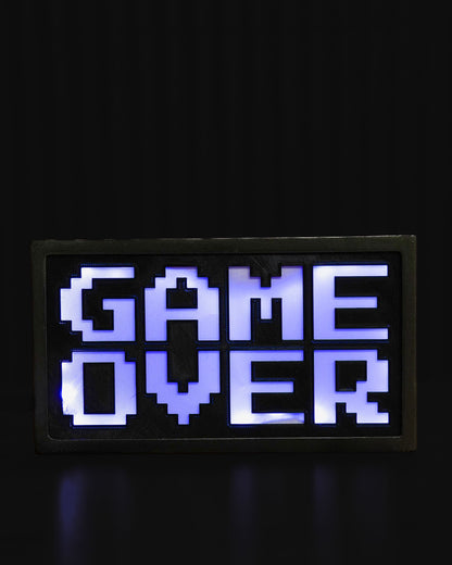 Personalisierte Retro-Pixel-Tischlampe mit Gravur
