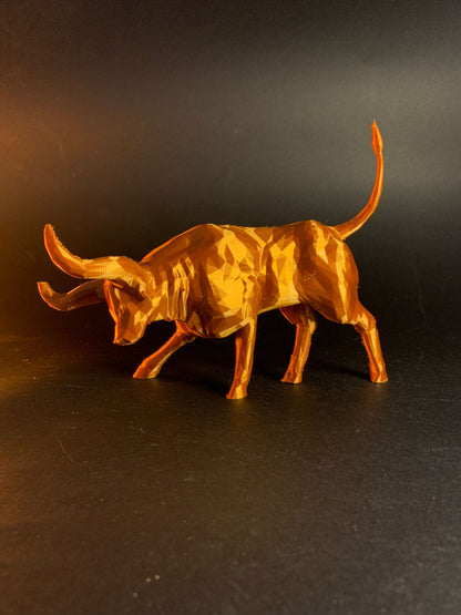 Stier Sternzeichen Objekt Stierfigur Polygonaler Stier Objekt Spanischer Stier Desktop Dekoration