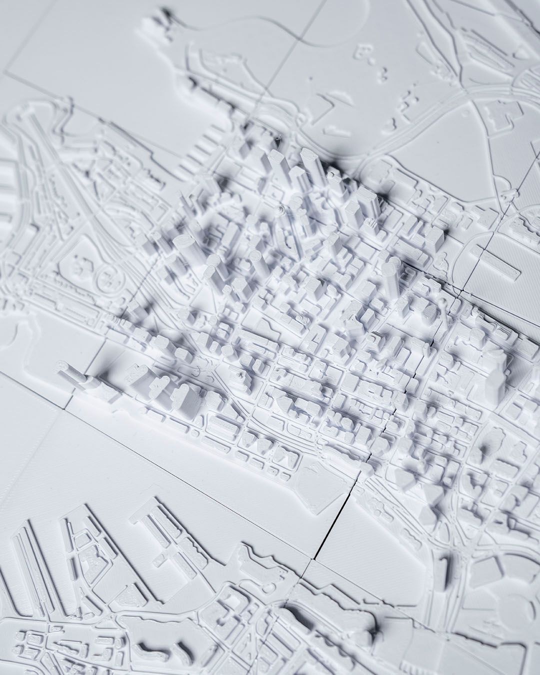 Sydney 3D-Stadtbild Dekorative Minimalistische Wandtafel Sydney Tafel