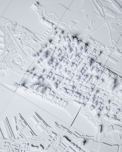 Sydney 3D-Stadtbild Dekorative Minimalistische Wandtafel Sydney Tafel