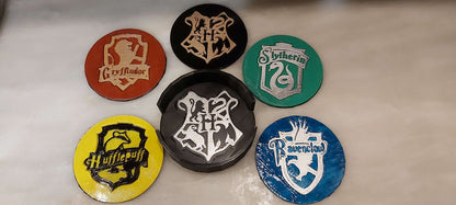 Harry Potter Hogwarts und andere Teams 5er-Untersetzer-Set