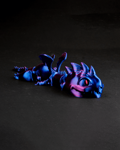 Buntes bewegliches Drachenspielzeug Drache mit Flügeln Tierische Spielzeuge