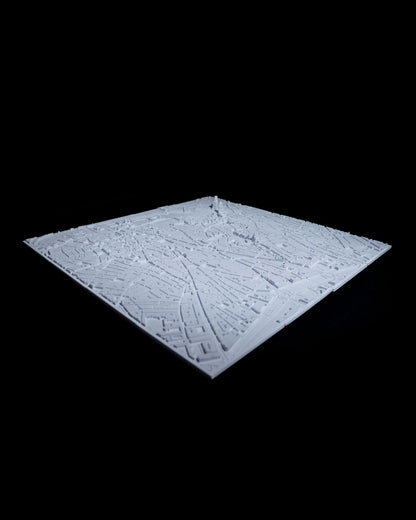 Madrid 3D-Stadtsilhouette Dekorative Minimalistische Wandtafel Madrid Bild
