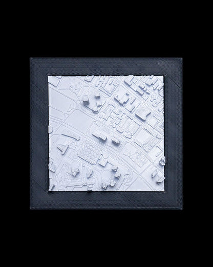 Singapur 3D-Stadtbild Deko Minimalistisches Wandbild Singapur Ta