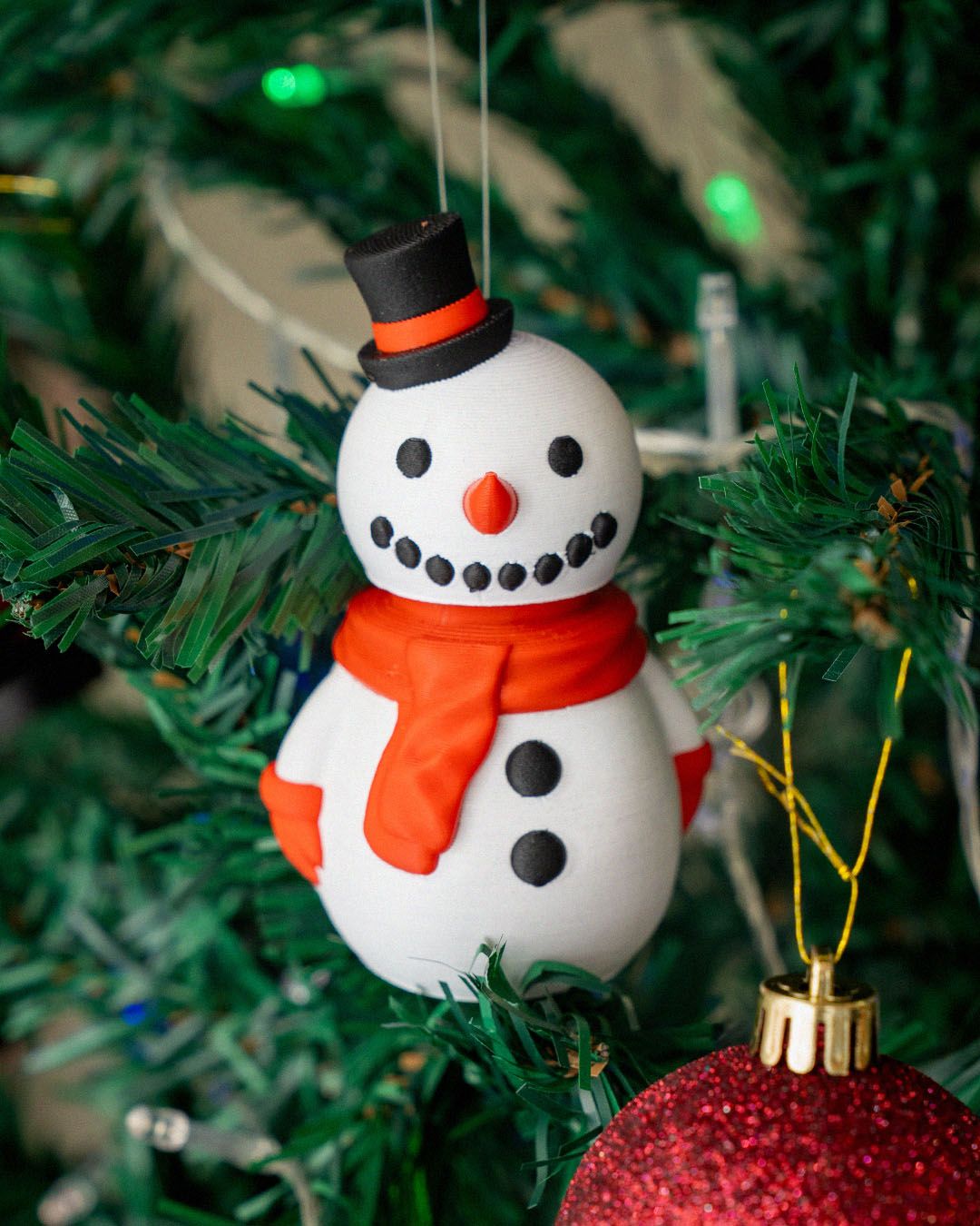 Alien Schneemann Weihnachtsdekoration Schneemann Tannenbaumschmuck 18CM