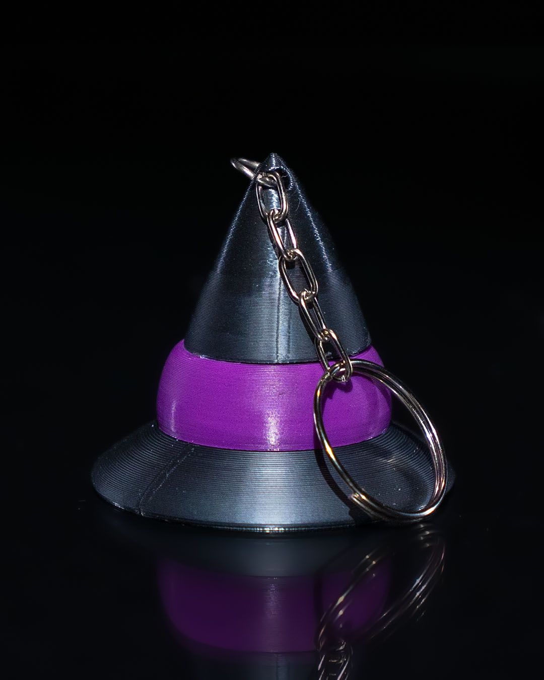 Halloween Hexenhut Schlüsselanhänger Taschenanhänger mit Kette