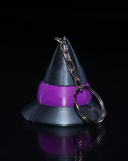 Halloween Hexenhut Schlüsselanhänger Taschenanhänger mit Kette