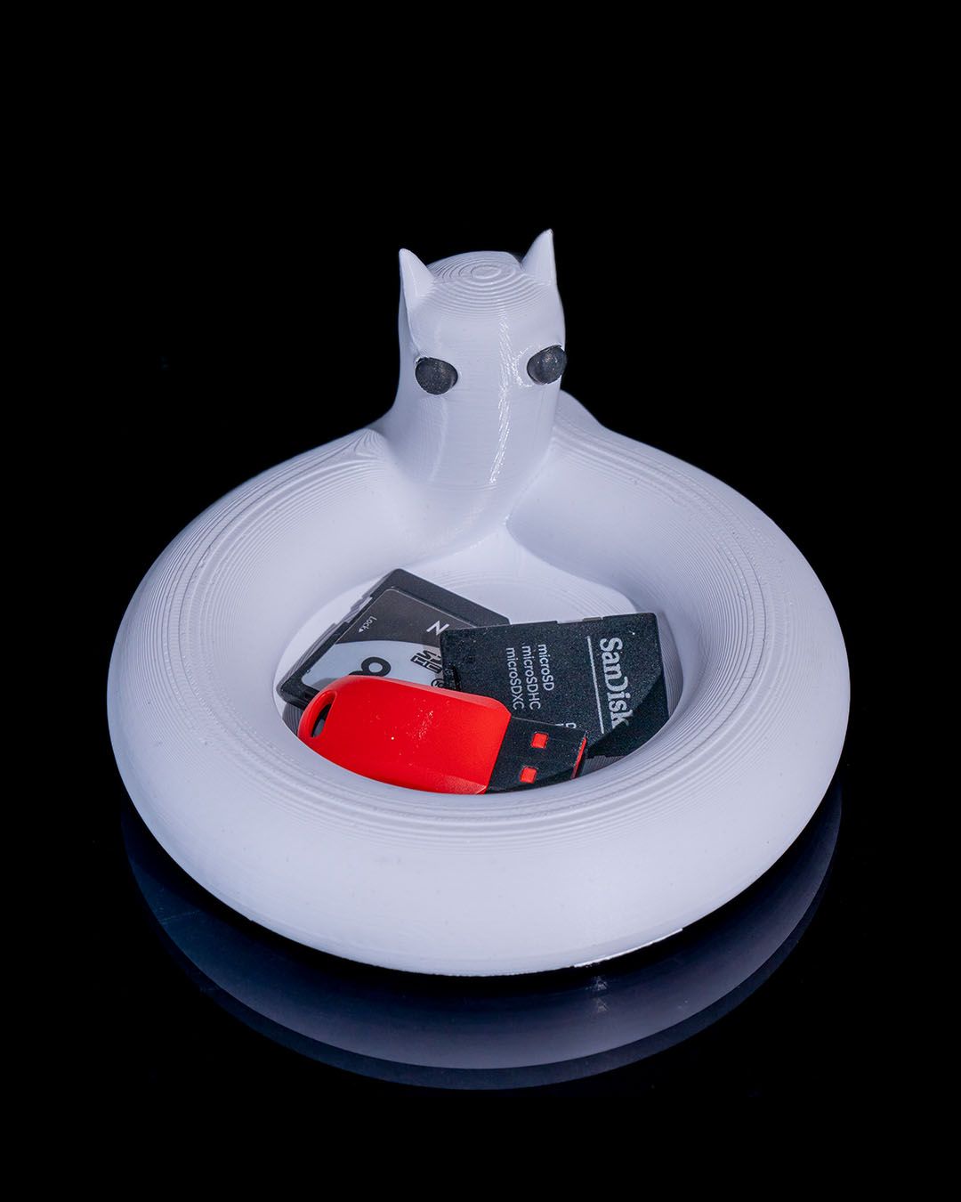 Gothic Katze Desktop Organizer 3er Schreibtisch-Organizer Katze Stiftehalter