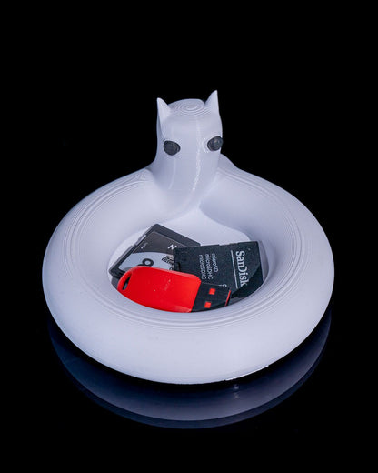 Gothic Katze Desktop Organizer 3er Schreibtisch-Organizer Katze Stiftehalter