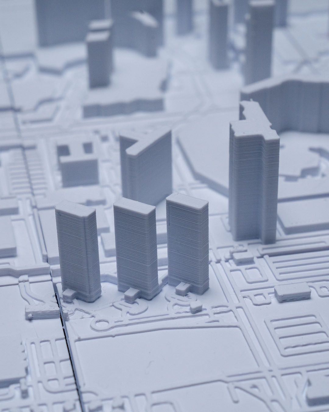 Las Vegas 3D Stadtbild Dekorative Minimalistische Wandtafel Las Vegas