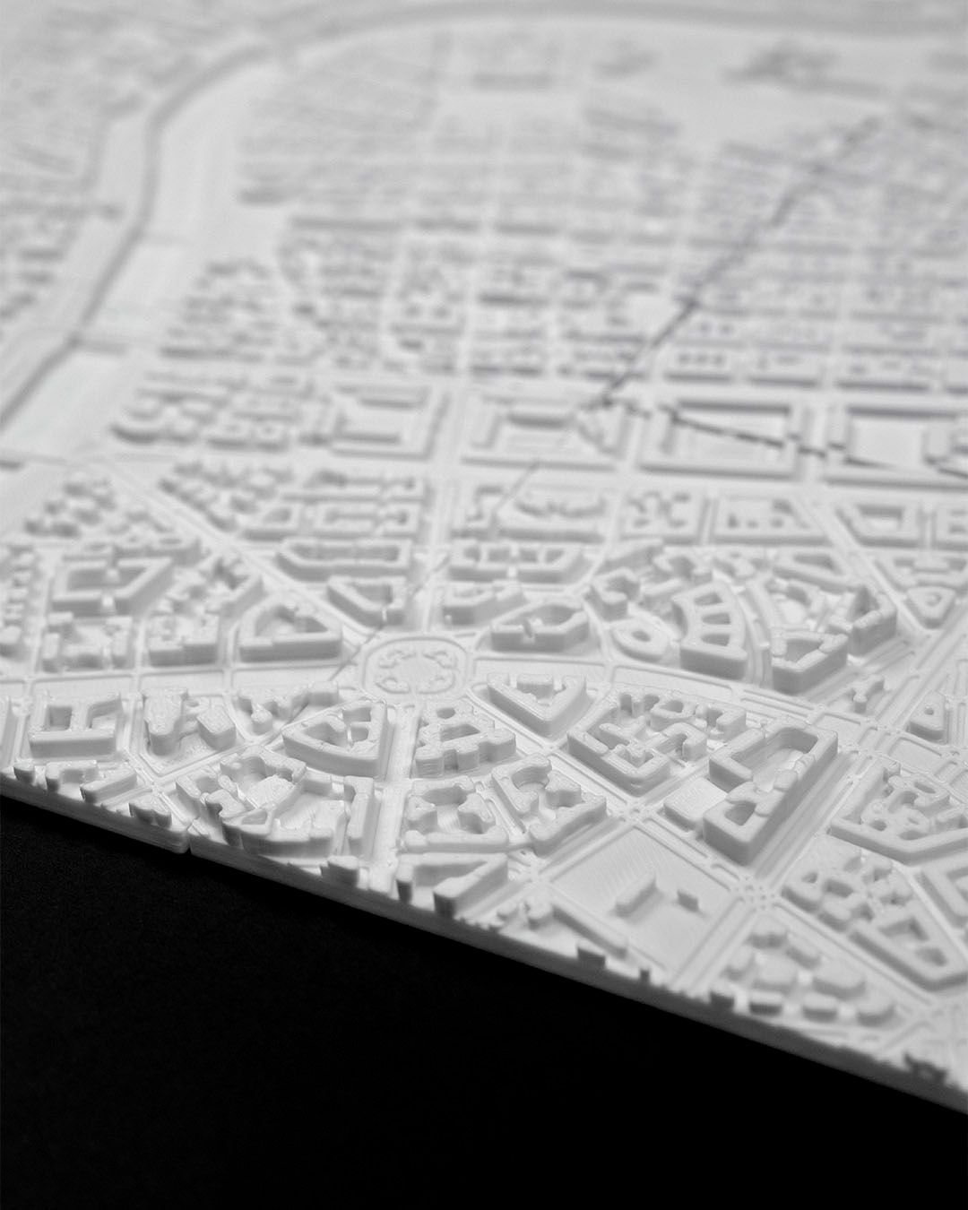 Rom Dreidimensionale Stadt-Skyline Dekorative Wandtafel Großformat 60 CM