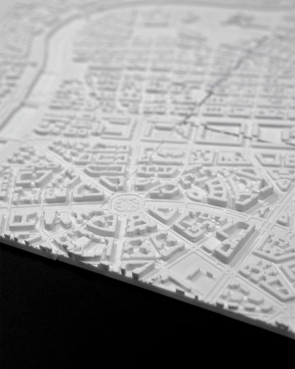 Rom Dreidimensionale Stadt-Skyline Dekorative Wandtafel Großformat 60 CM