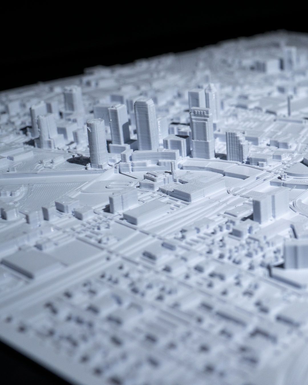 Tampa 3D Stadt-Skyline Dekorative Minimalistische Wandkunst Tampa Gemälde