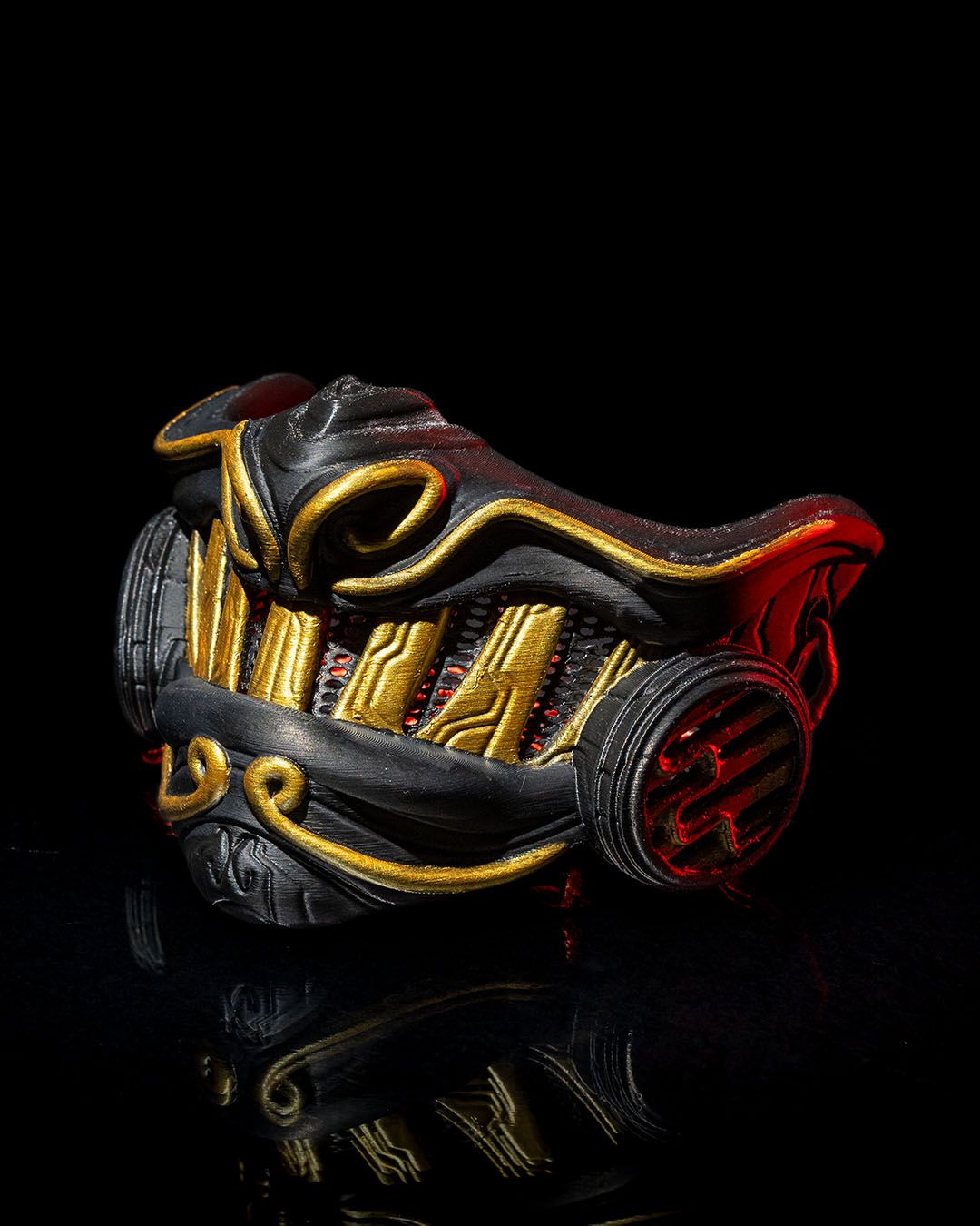 Halloween-Samurai-Maske Cyber-Samurai-Maske Halloween-Samurai-Maske