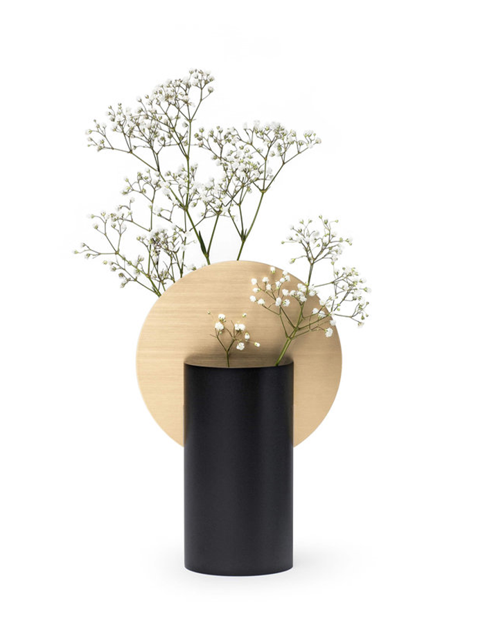 Soja Abstrakte Vase, Groß, 25 CM, Hartplastik, Dekorative Abstrakte Vase