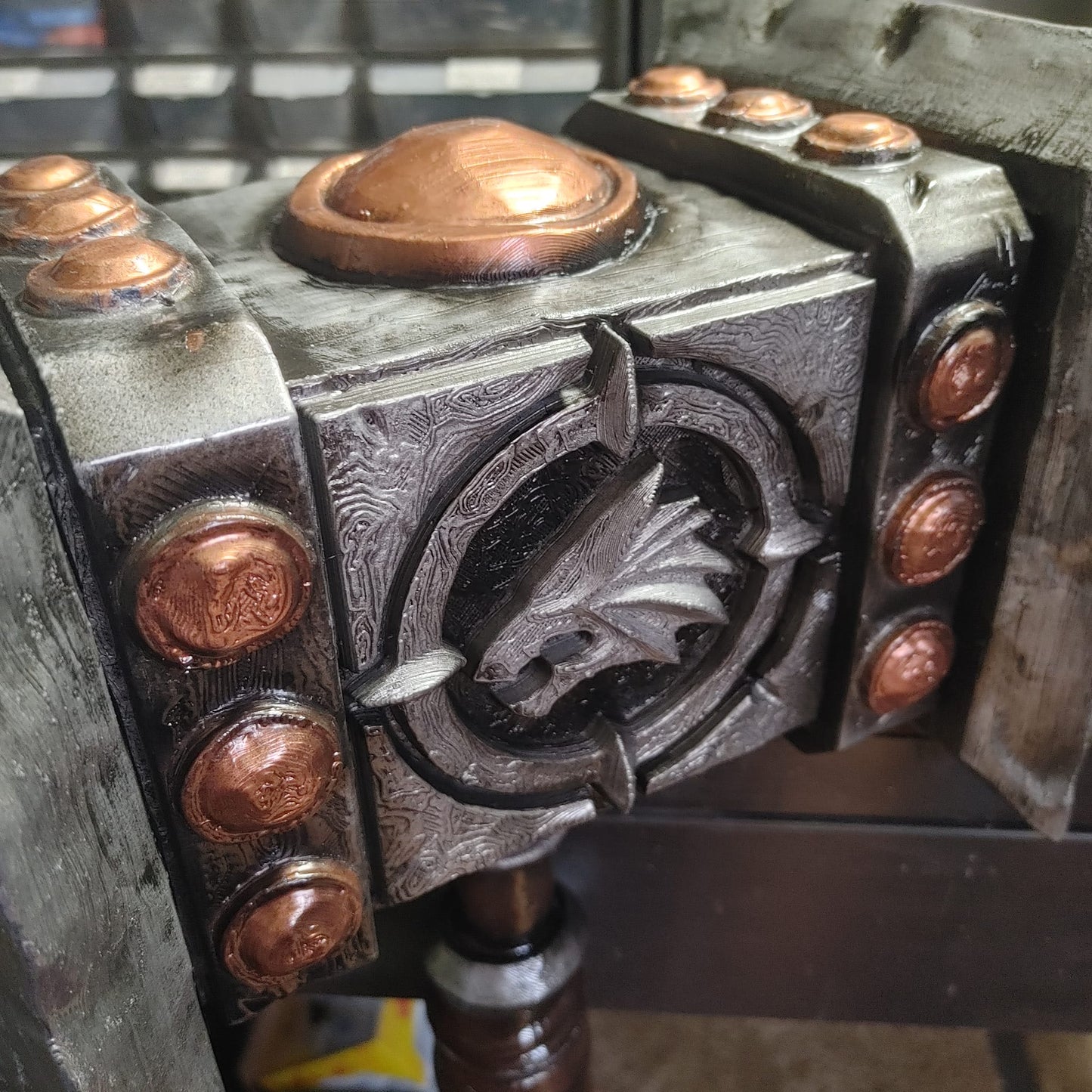 Doomhammer Warcraft Hammer WOW Doomhammer Warcraft Orgrim Doomhammer 25CM Büste
