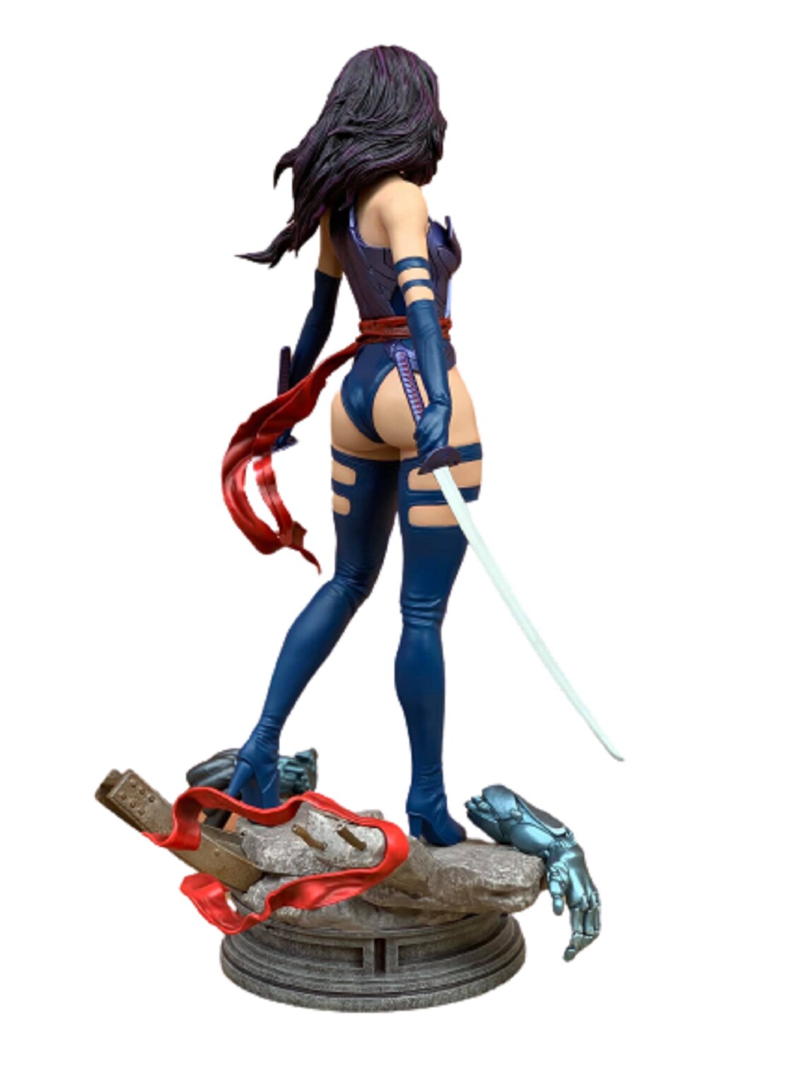 X-Men Apocalypse Psylocke Figur Olivia Munn Figur Groß 25CM