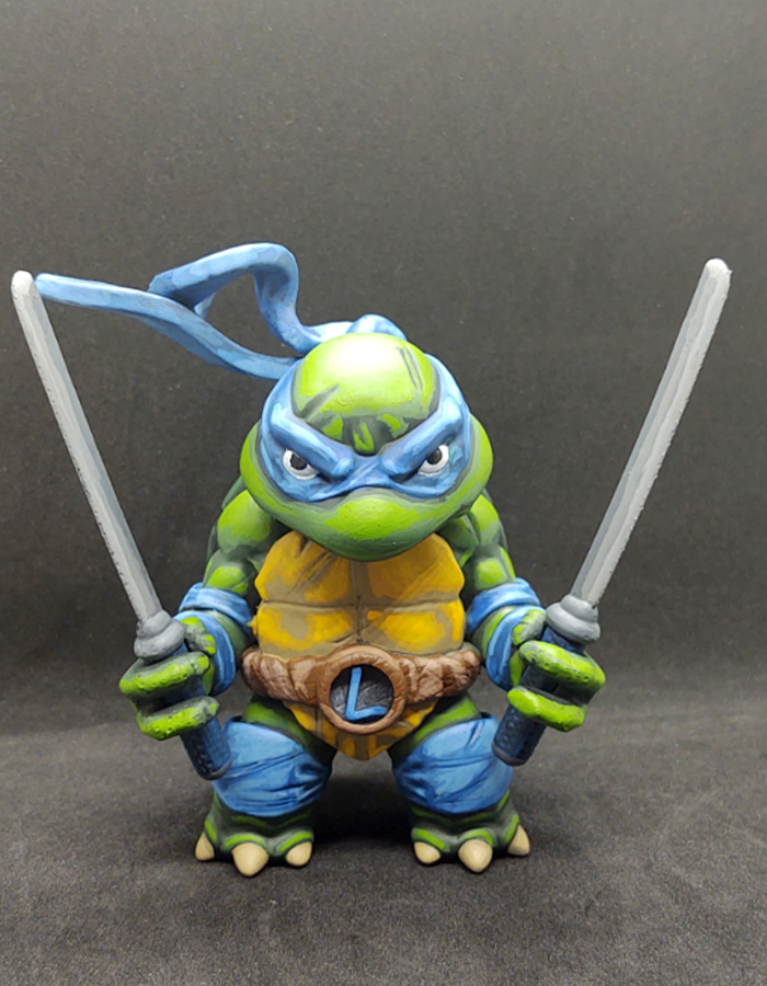 Mutant Ninja Turtles Chibi Bemalte Figur Ninja Turtles Chibi Figur