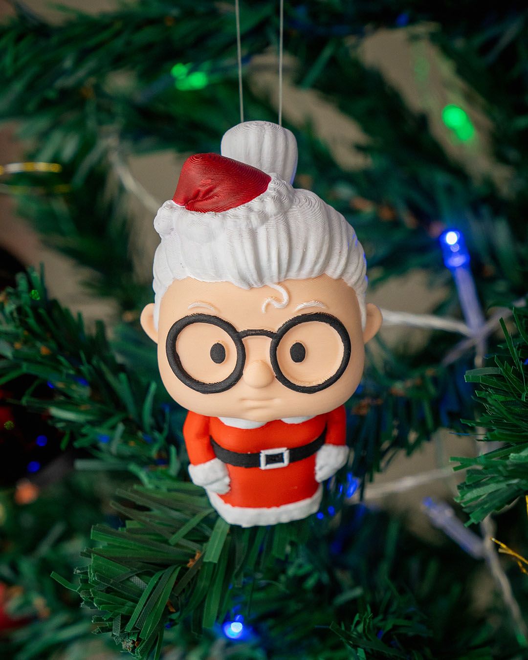 Alien Weihnachtsmann Weihnachtsschmuck Weihnachts-Weihnachtsmann Christbaumschmuck 18CM