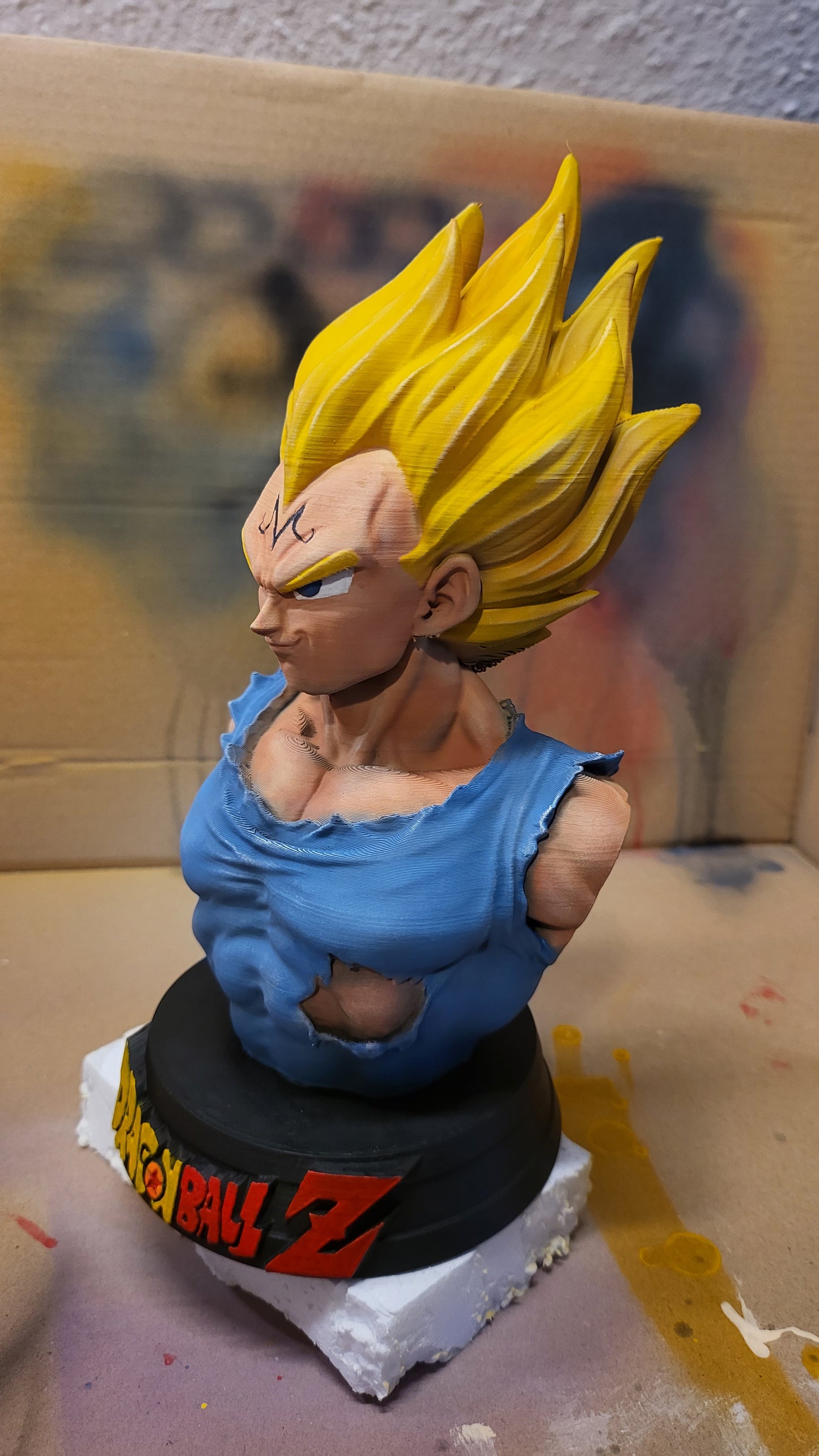 Dragon Ball Majin Vegeta Büste Vegeta Bemalte Büste