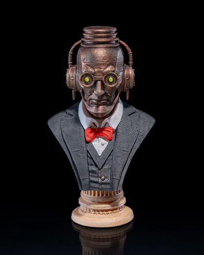 Abraham Lincoln Bemalte Büste 13 CM