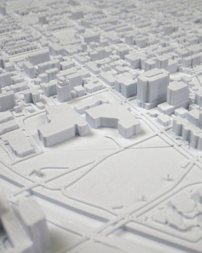 Ottowa 3D Skyline Dekorative minimalistische Wandkunst Ottawa Gemälde