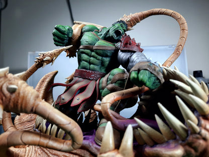 Hulk vs Planet Figur Kämpfender Hulk Figur 25CM