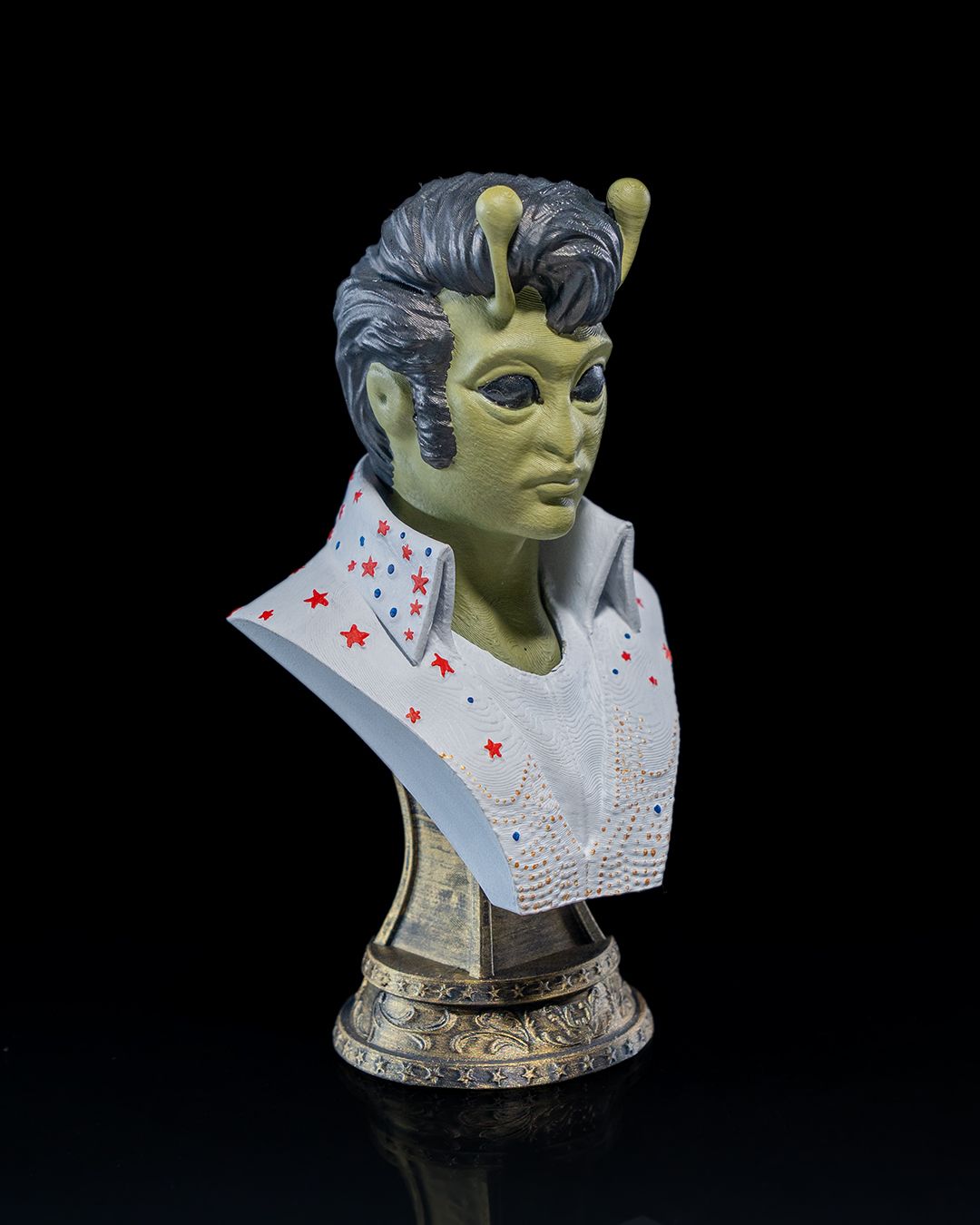 Alien Elvis Presley Figur 15CM