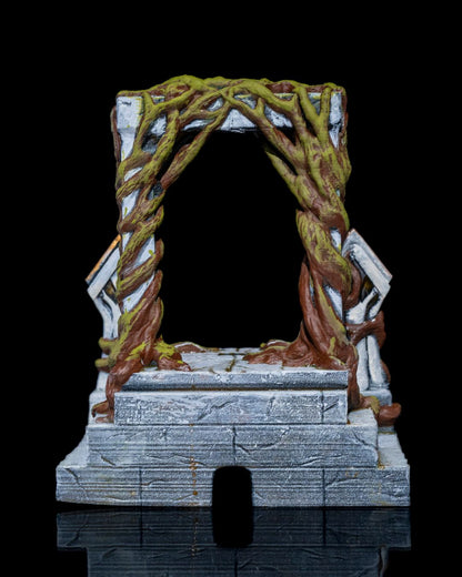 Antik-Tor-Tischtelefonständer Groß 20CM
