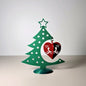 Tannenbaum-Weihnachtsdeko mit Herz, Tannenbaum, dekoratives Objekt, 20 cm, große Größe