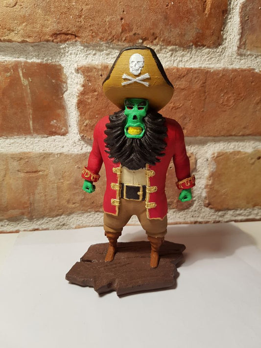 Monkey Island LeChuck Bemalte Figur Monkey Island Lechuck Figur Groß 25CM