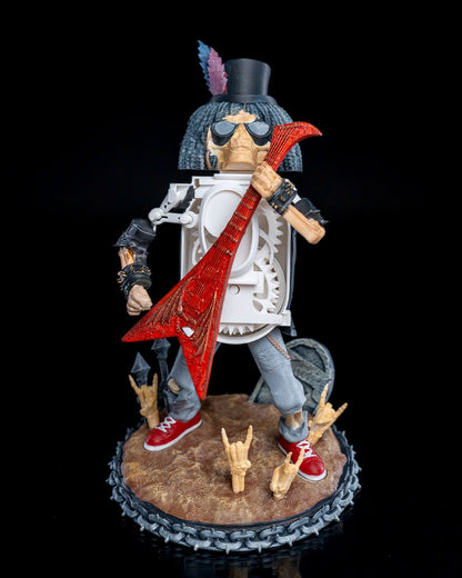 Mechaniker - Geschlitzte bemalte Figur 15 Cm